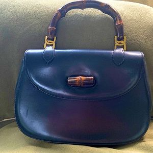 Vintage 1950s,1960s bamboo handle and closure